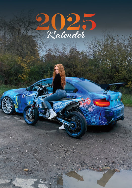 LIMITIERTER A3 Auto- und Motorrad-Kalender 2025